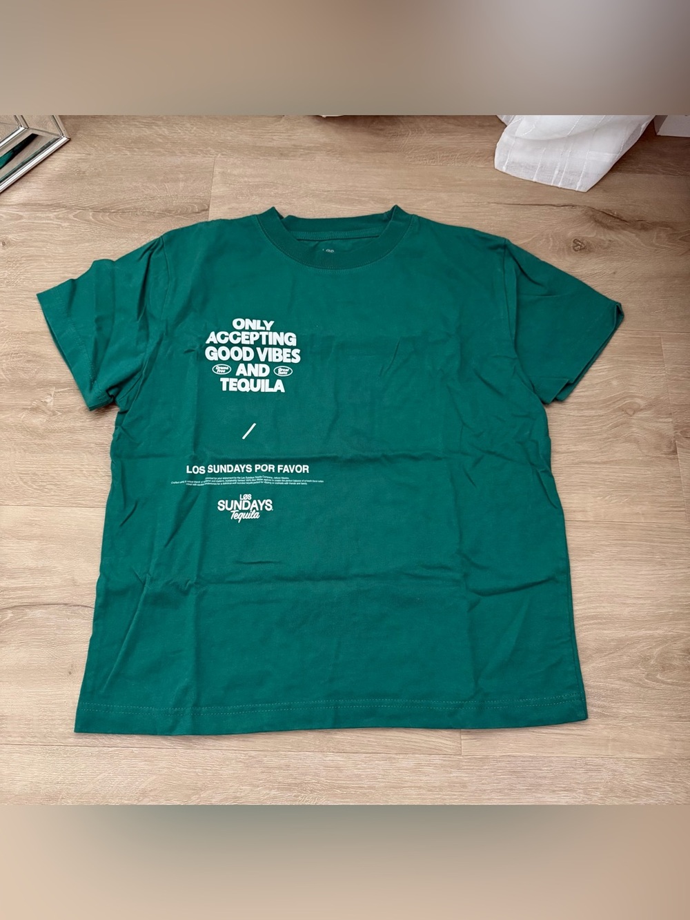 Los Sundays Tequila Graphic Green T-Shirt